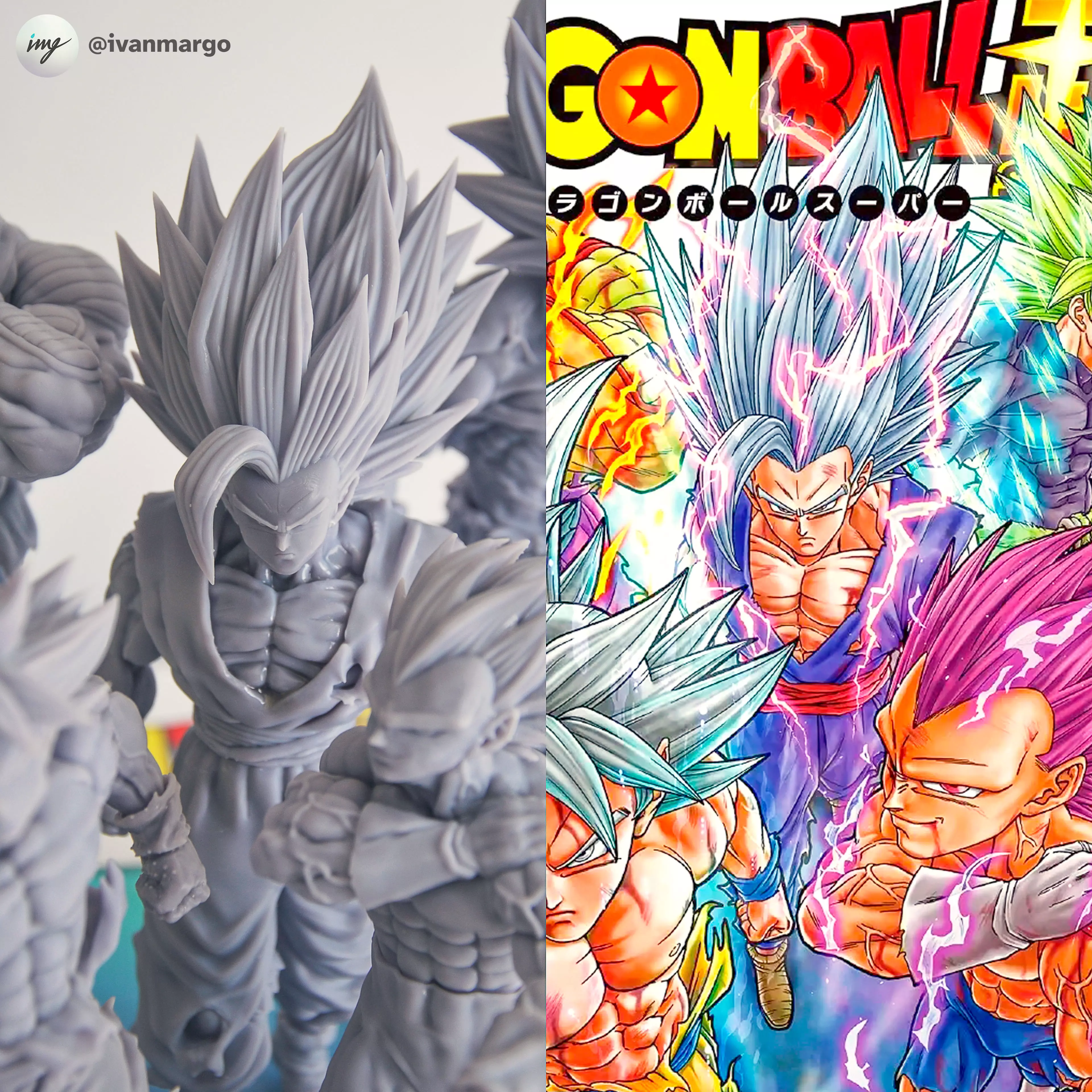 Dragon Ball Super 24  Set Fan Art 3D 3D print model_3