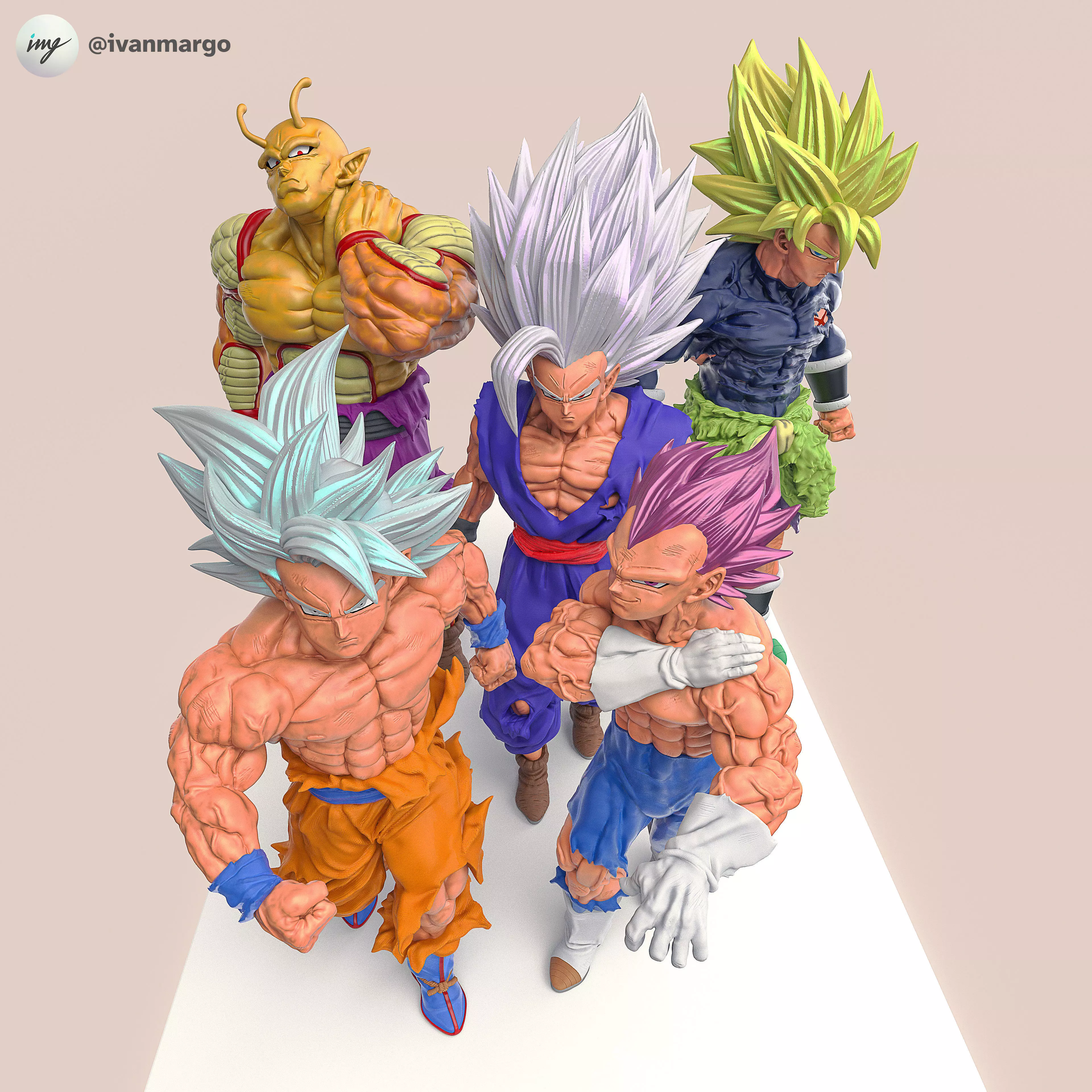 Dragon Ball Super 24  Set Fan Art 3D 3D print model_7