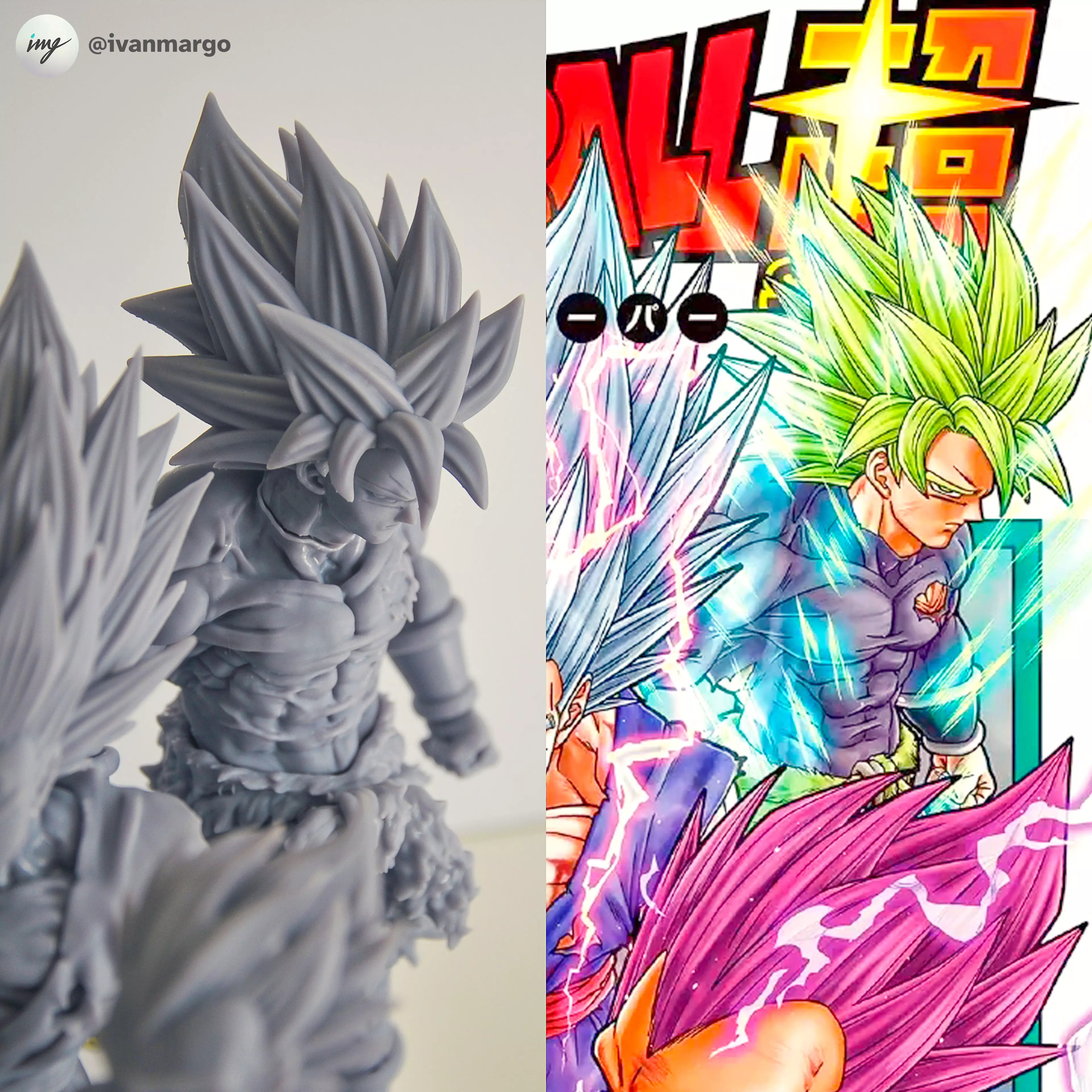 Dragon Ball Super 24  Set Fan Art 3D 3D print model_5