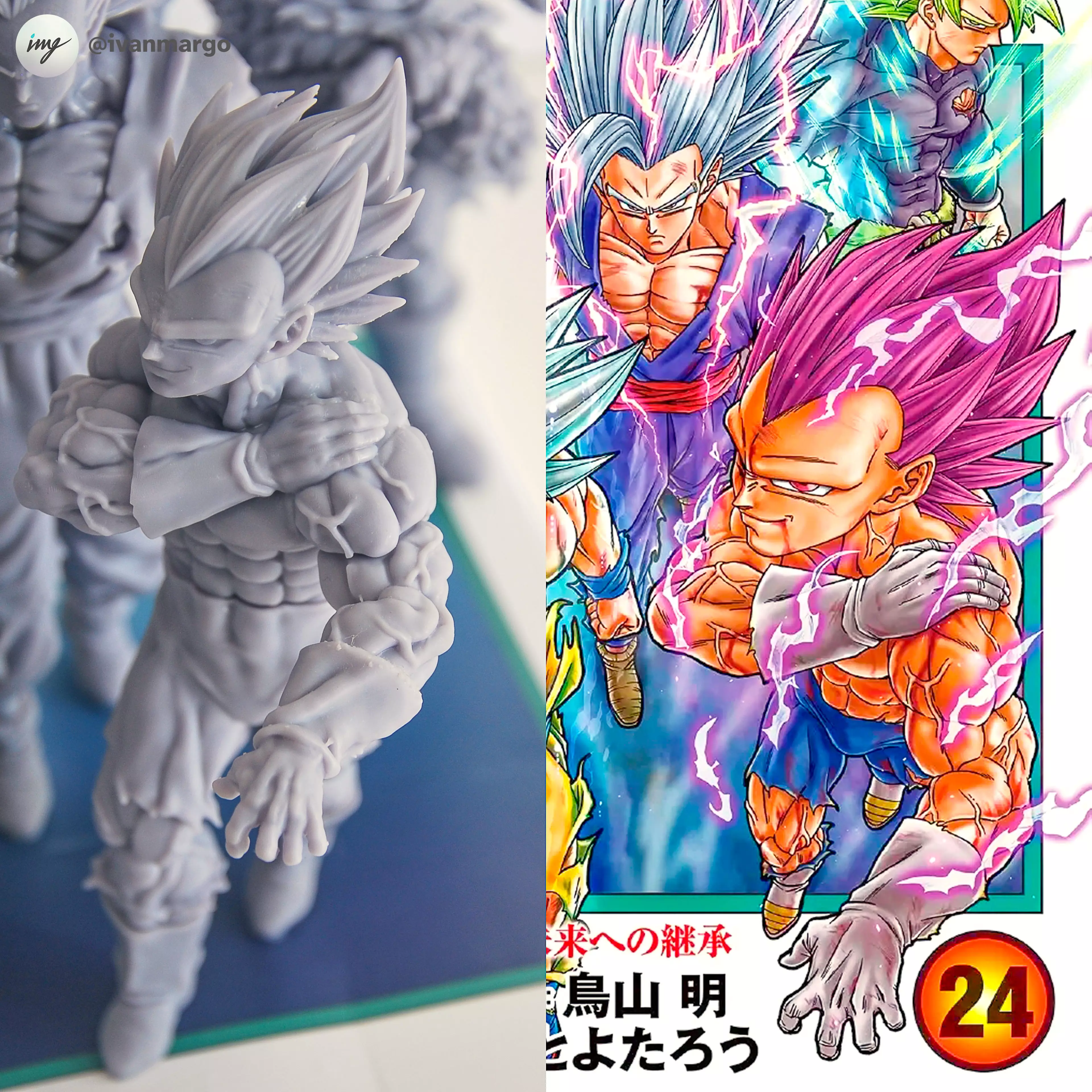 Dragon Ball Super 24  Set Fan Art 3D 3D print model_2