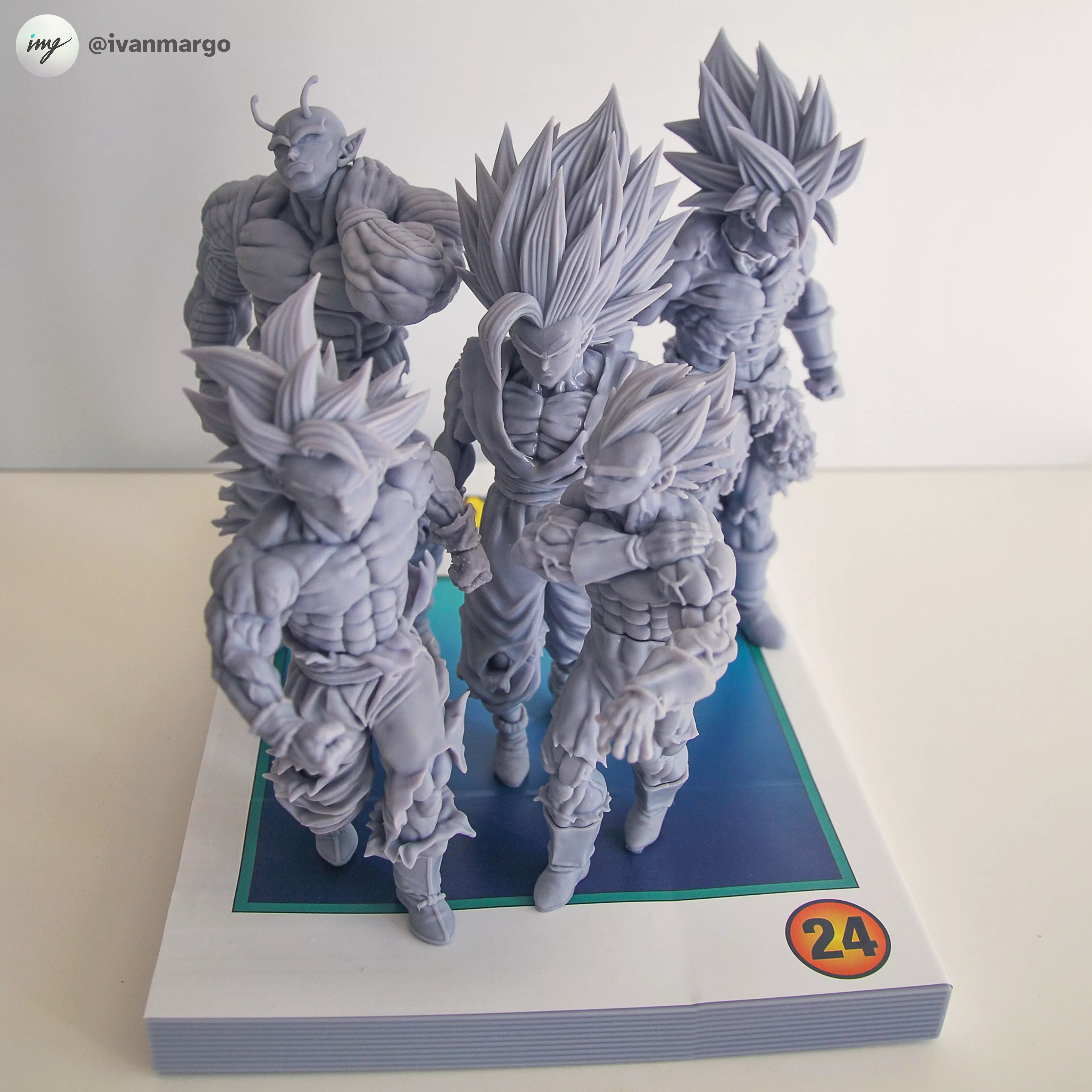 Dragon Ball Super 24  Set Fan Art 3D 3D print model_0