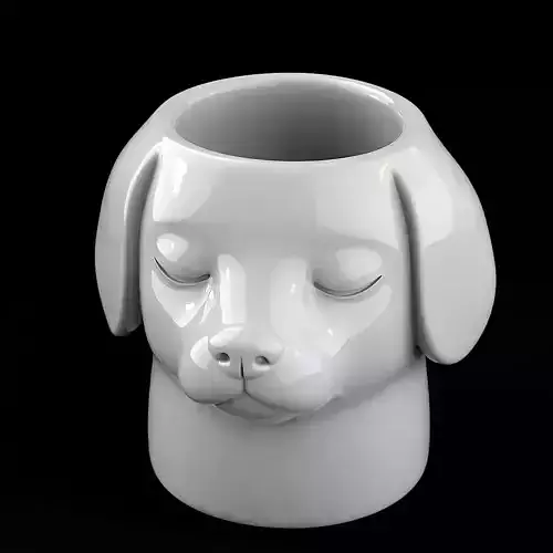 Dog Vase