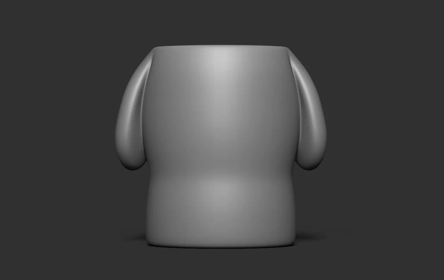 Dog Vase 3D print model_17