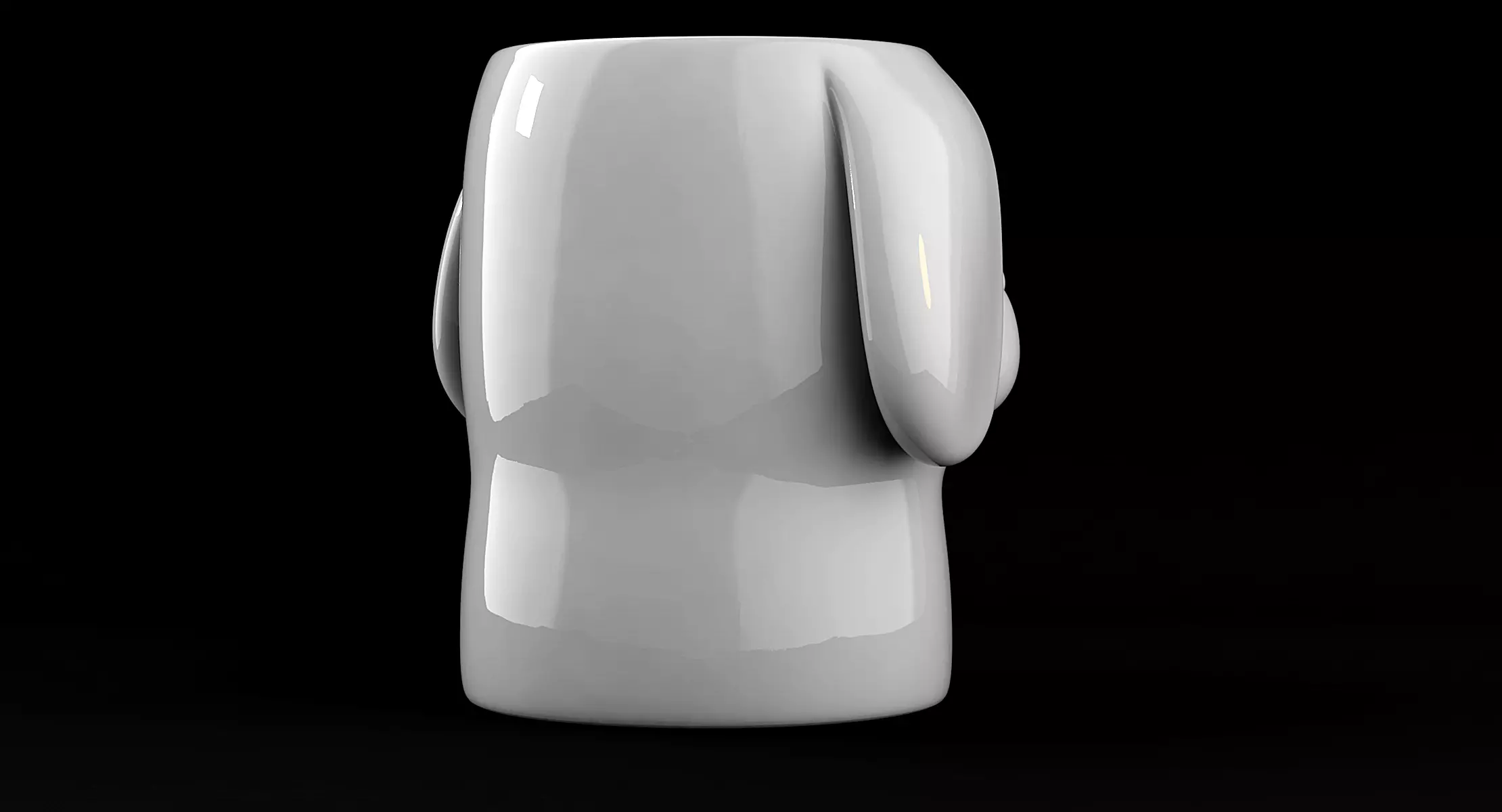 Dog Vase 3D print model_5