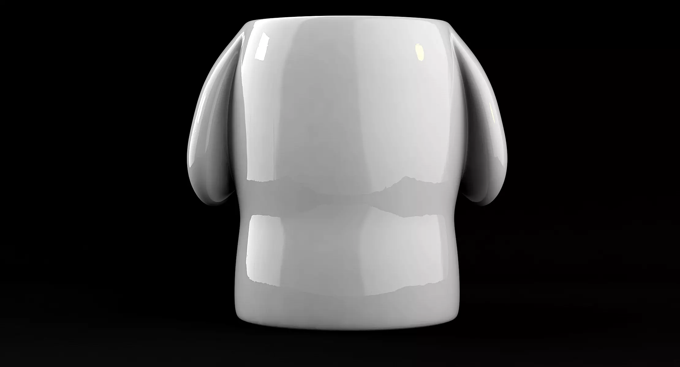 Dog Vase 3D print model_6