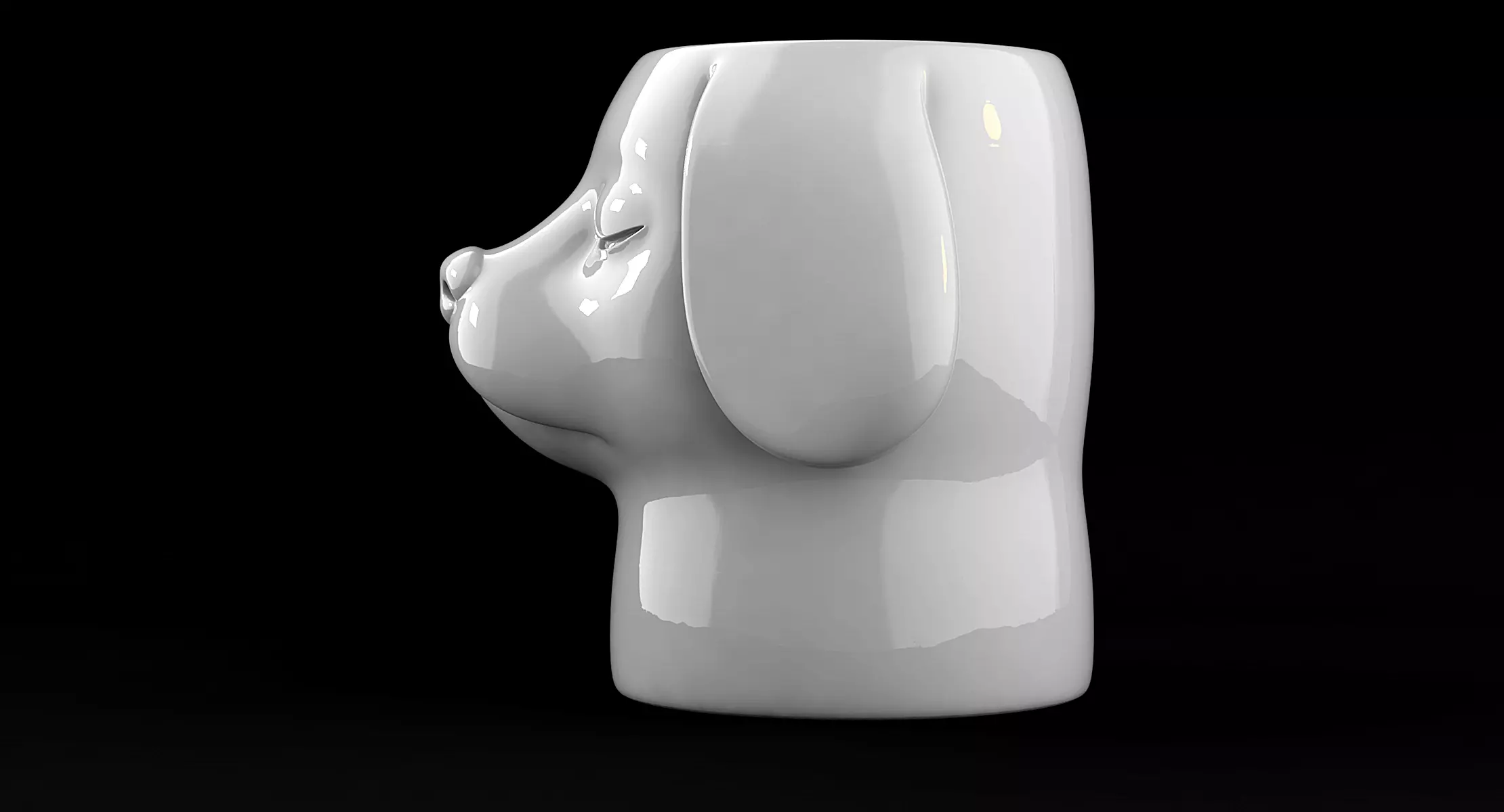 Dog Vase 3D print model_8
