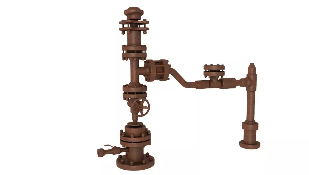 Oil Pump Stuffing Box 3D model