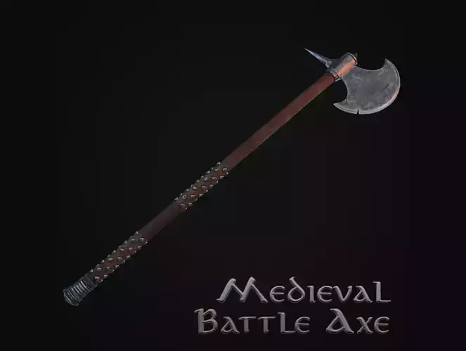 Medieval Battle Axe