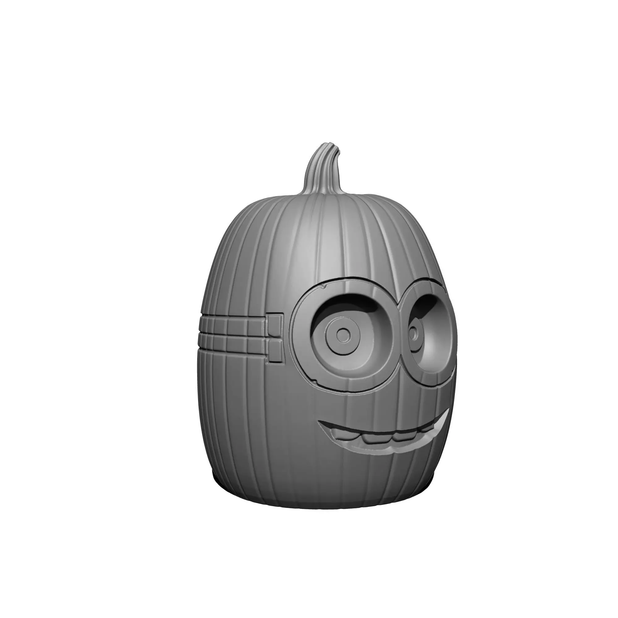 Minions Pumpkin Halloween Decor 3D print model_1