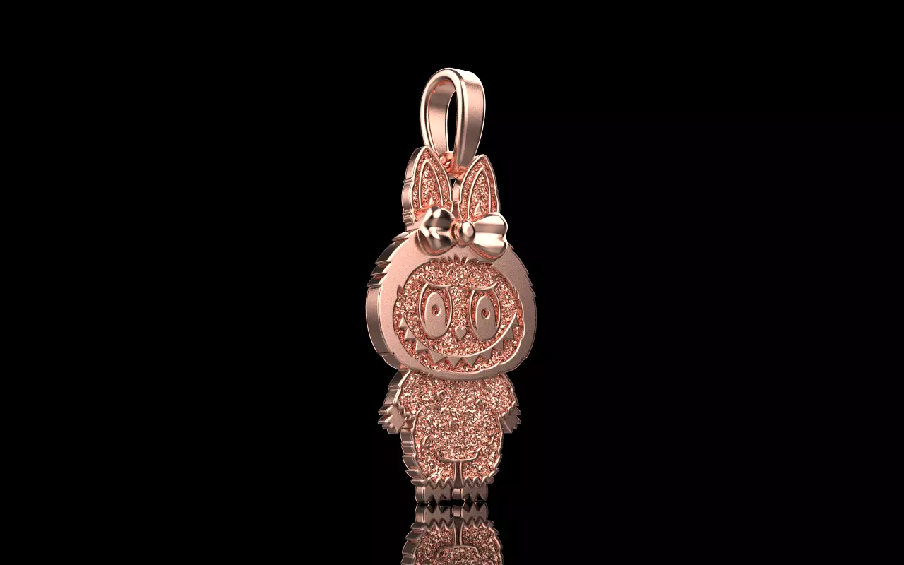 labubu pendant model 1405 3D print model_18