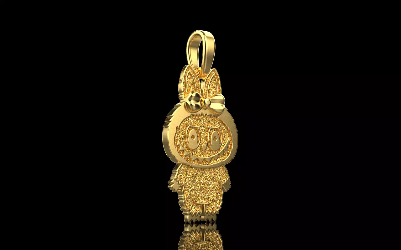 labubu pendant model 1405 3D print model_15