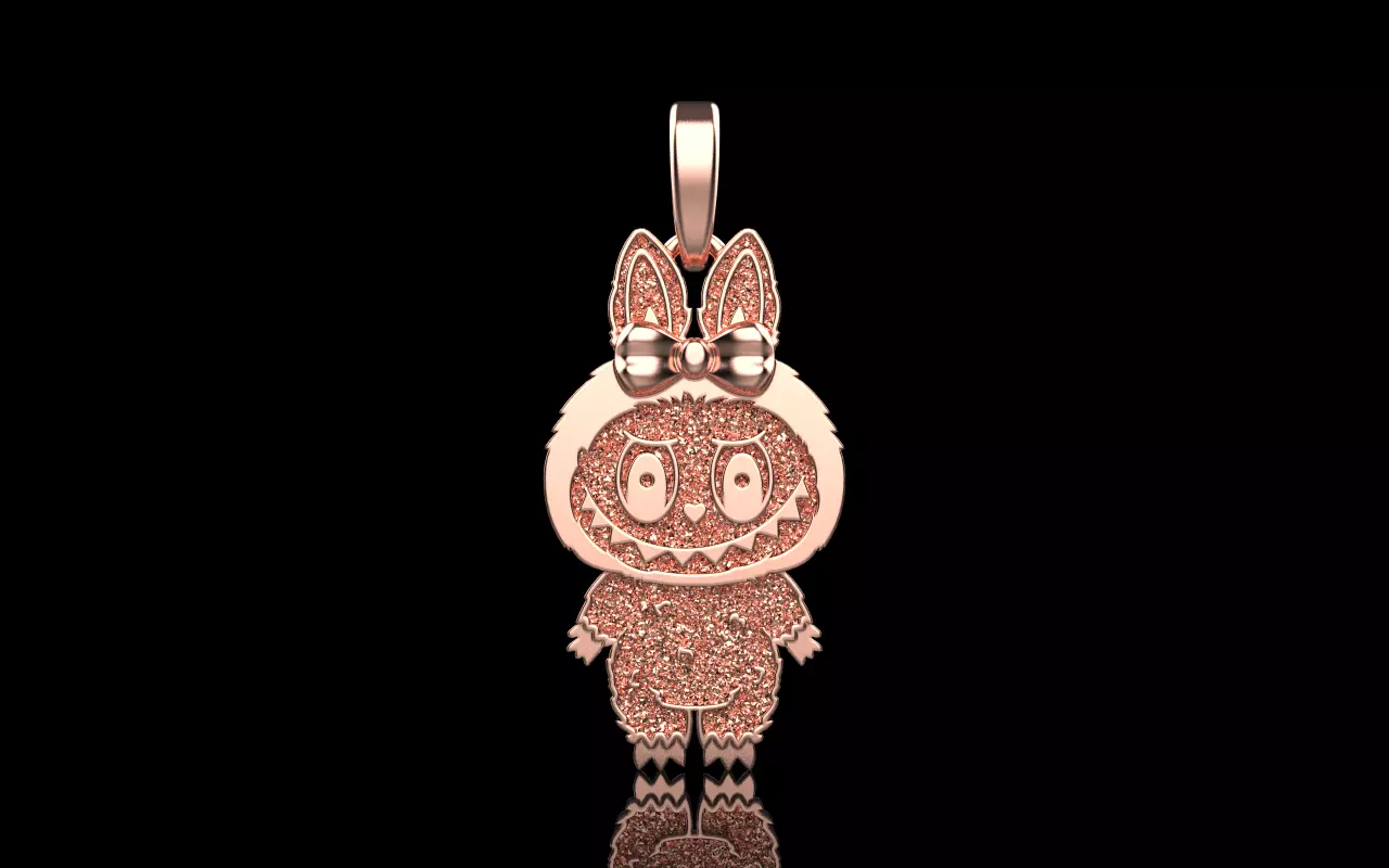 labubu pendant model 1405 3D print model_12