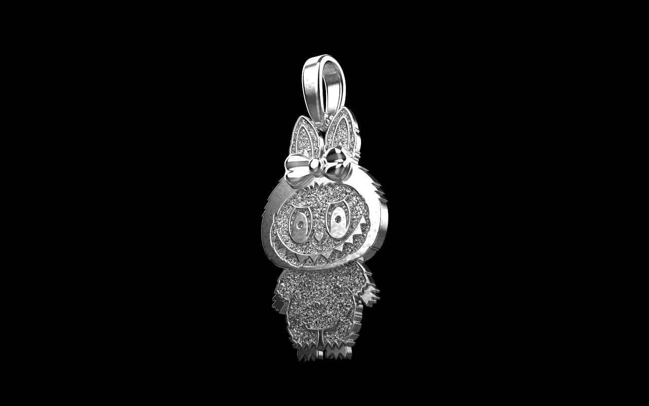 labubu pendant model 1405 3D print model_26