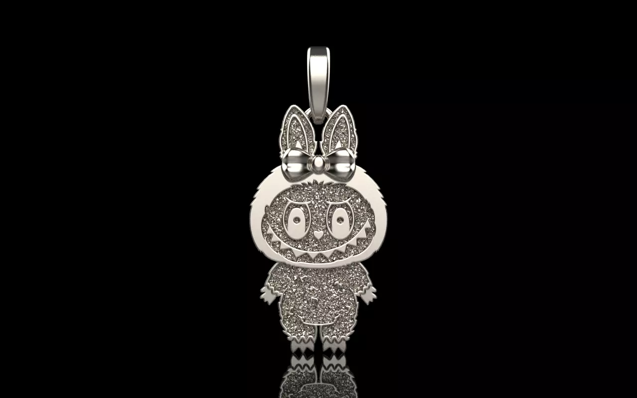 labubu pendant model 1405 3D print model_11