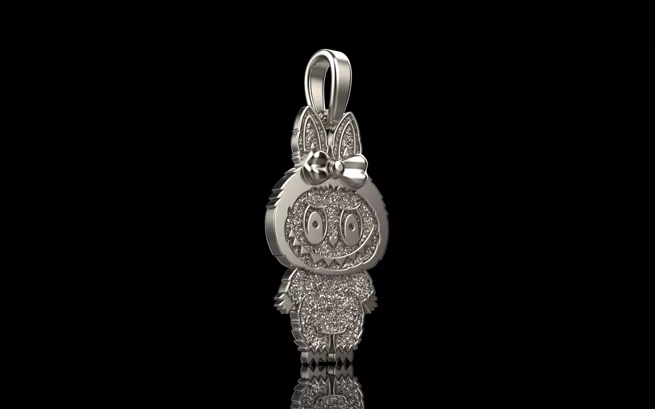 labubu pendant model 1405 3D print model_17