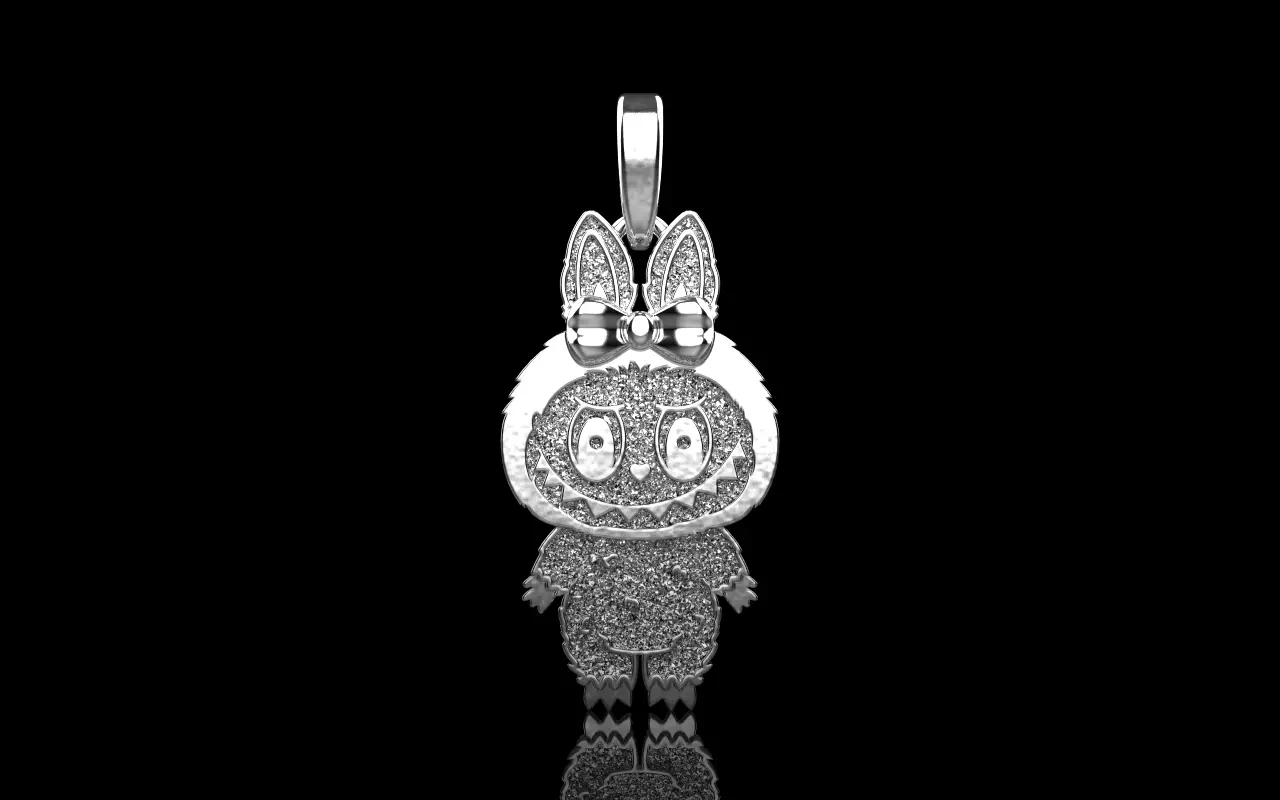 labubu pendant model 1405 3D print model_14