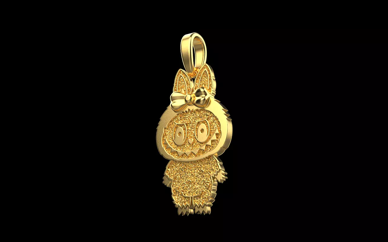 labubu pendant model 1405 3D print model_21
