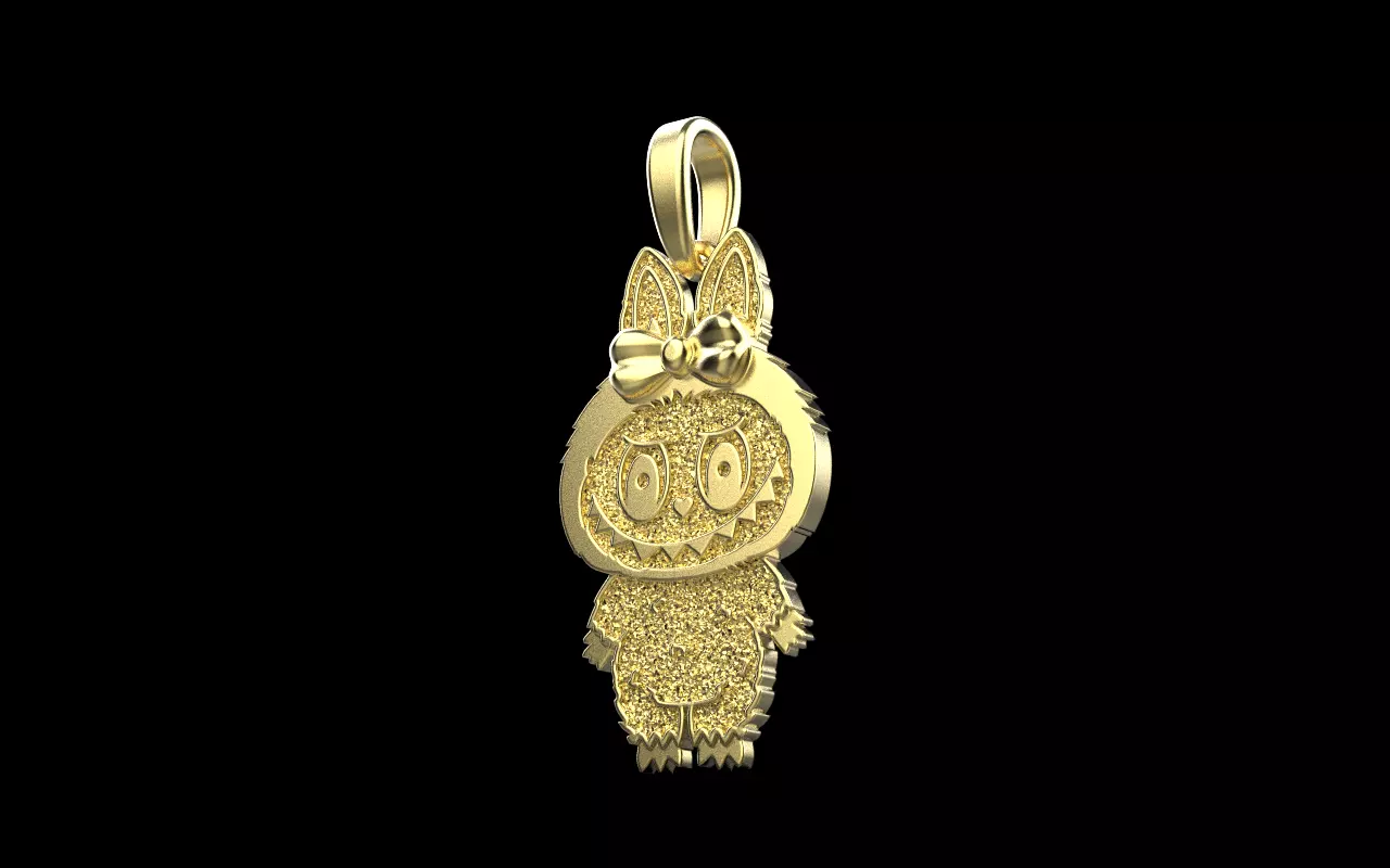 labubu pendant model 1405 3D print model_22