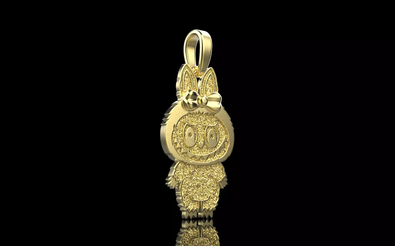 labubu pendant model 1405 3D print model_16
