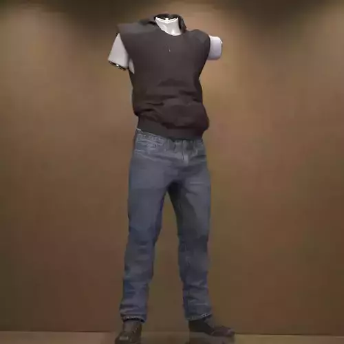 Hooded Shirt Outfit for Genesis 9