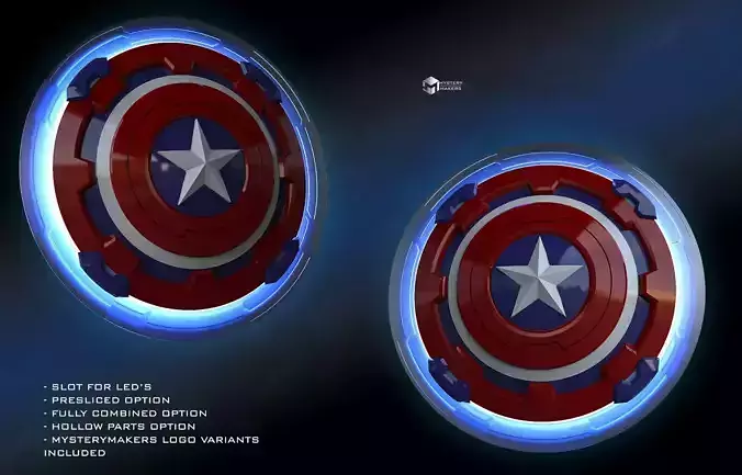 Captain America energy shield