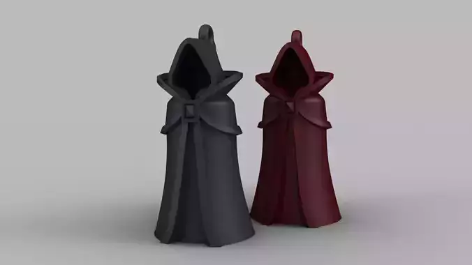 Halloween Cloak Pendant Charm Keychain