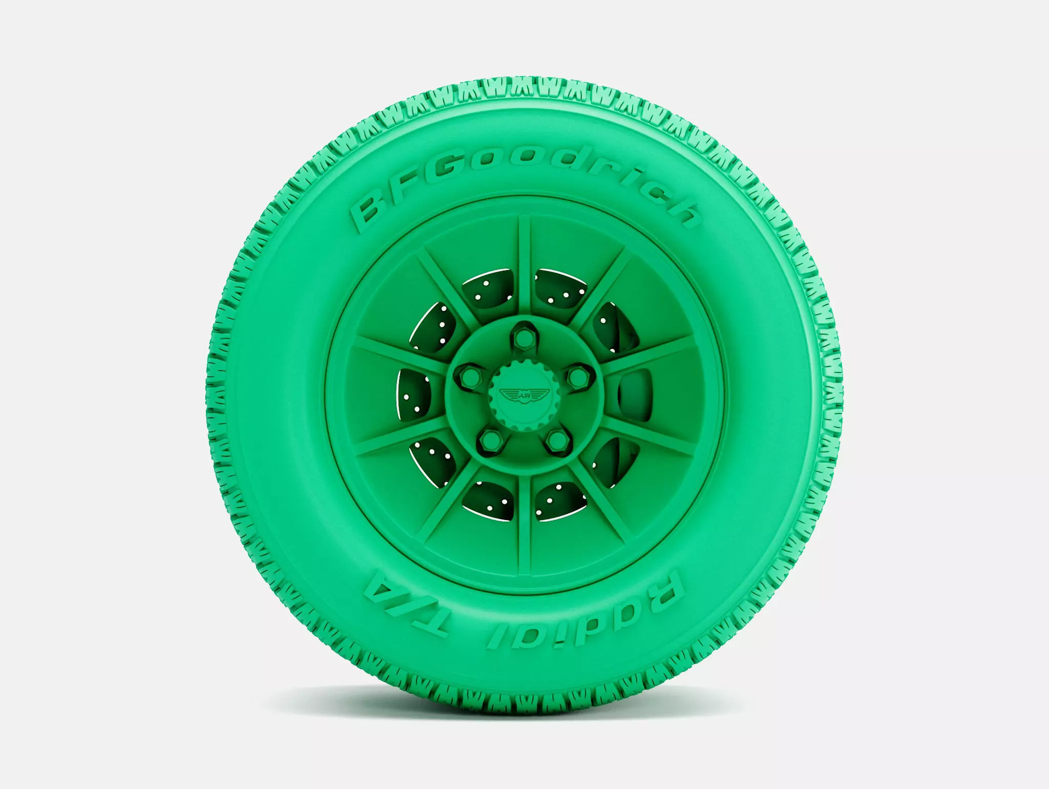 15x8 Vector Wheel BFGoodrich Radial TA Tire 3D print model_3