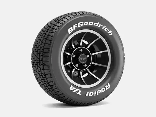 15x8 Vector Wheel BFGoodrich Radial TA Tire