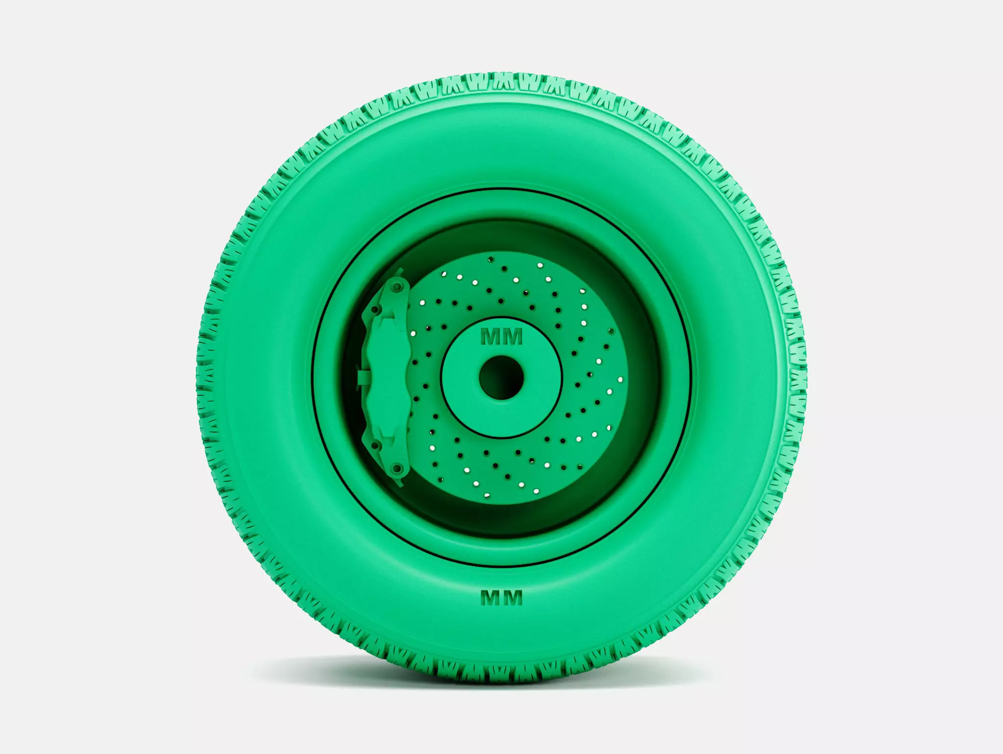 15x8 Vector Wheel BFGoodrich Radial TA Tire 3D print model_4