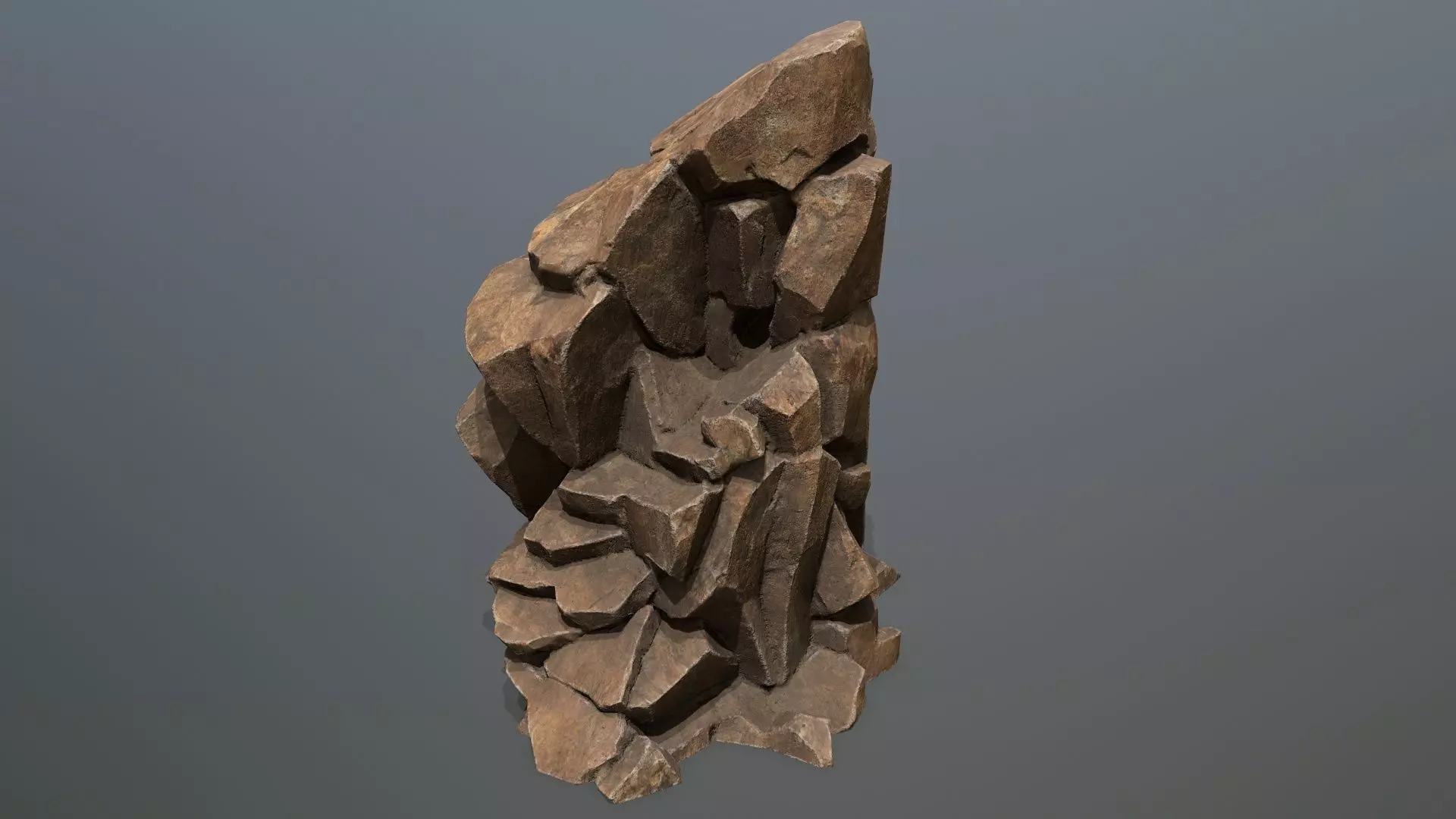 desert rocks Low-poly 3D model_24