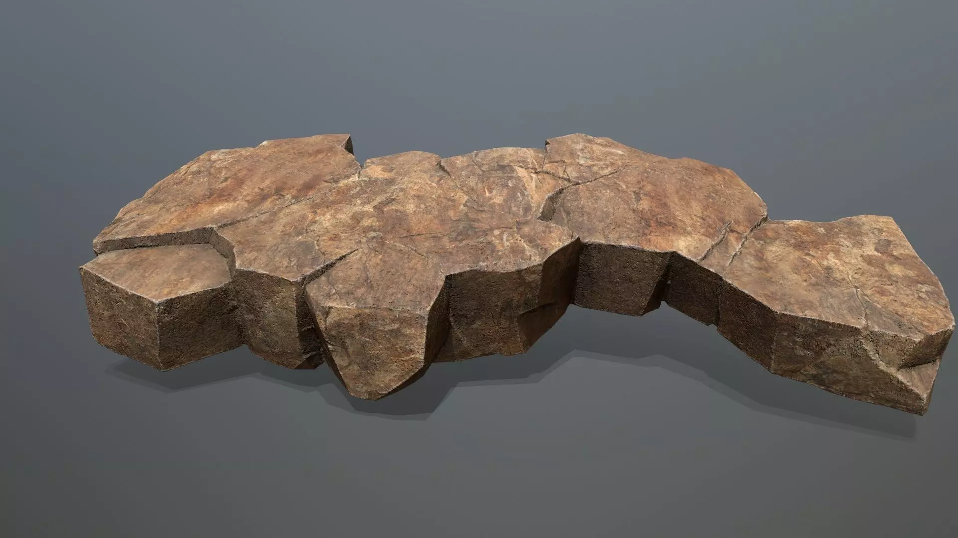 desert rocks Low-poly 3D model_30