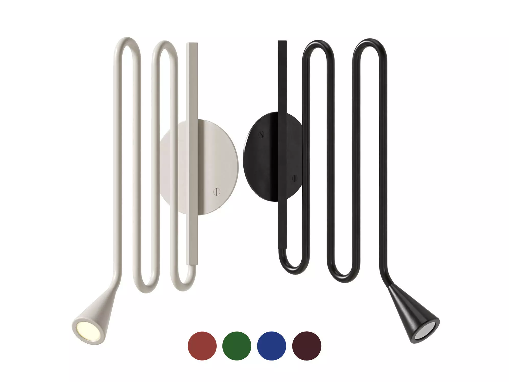 Louis Wall Lamp Small 3D model_0