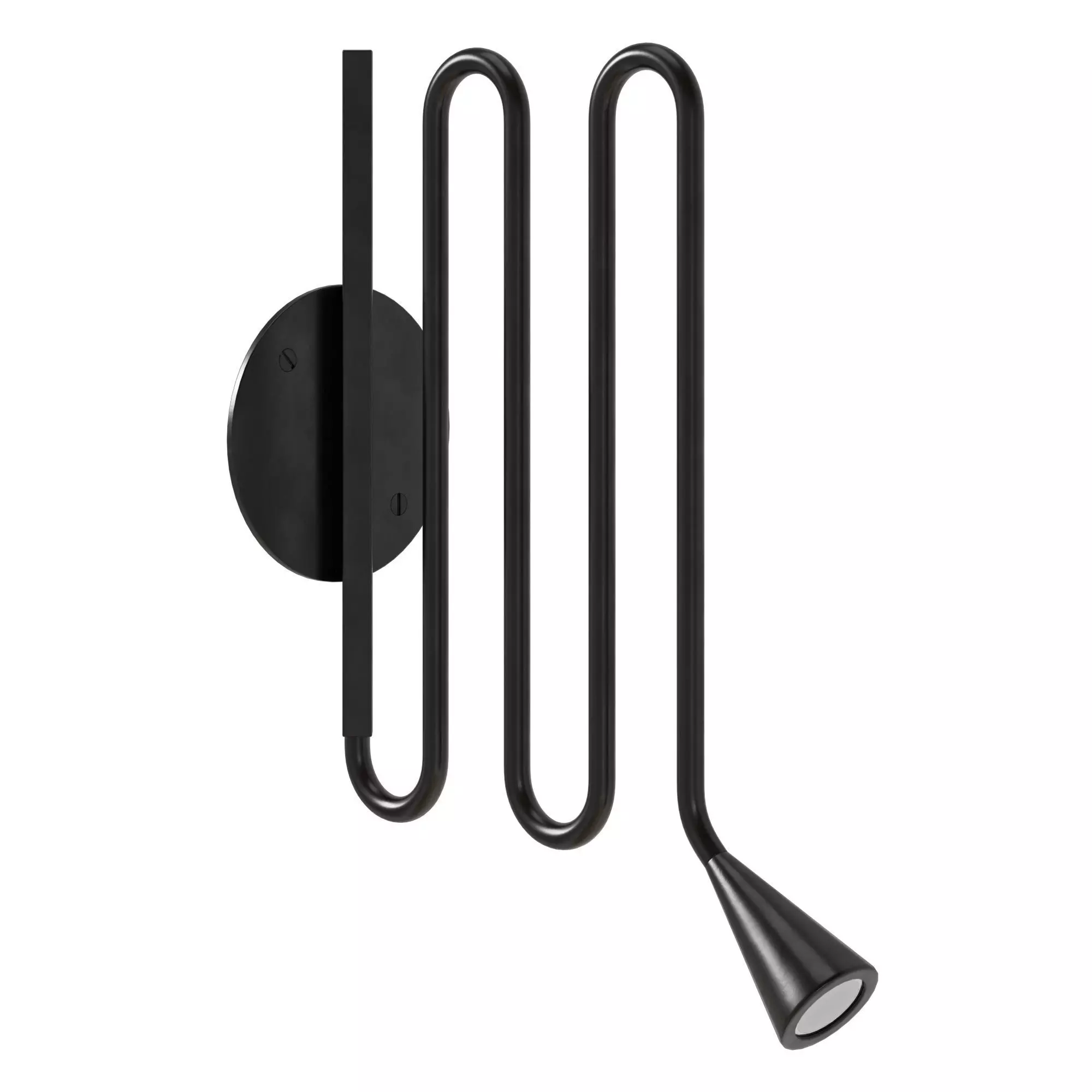 Louis Wall Lamp Small 3D model_1