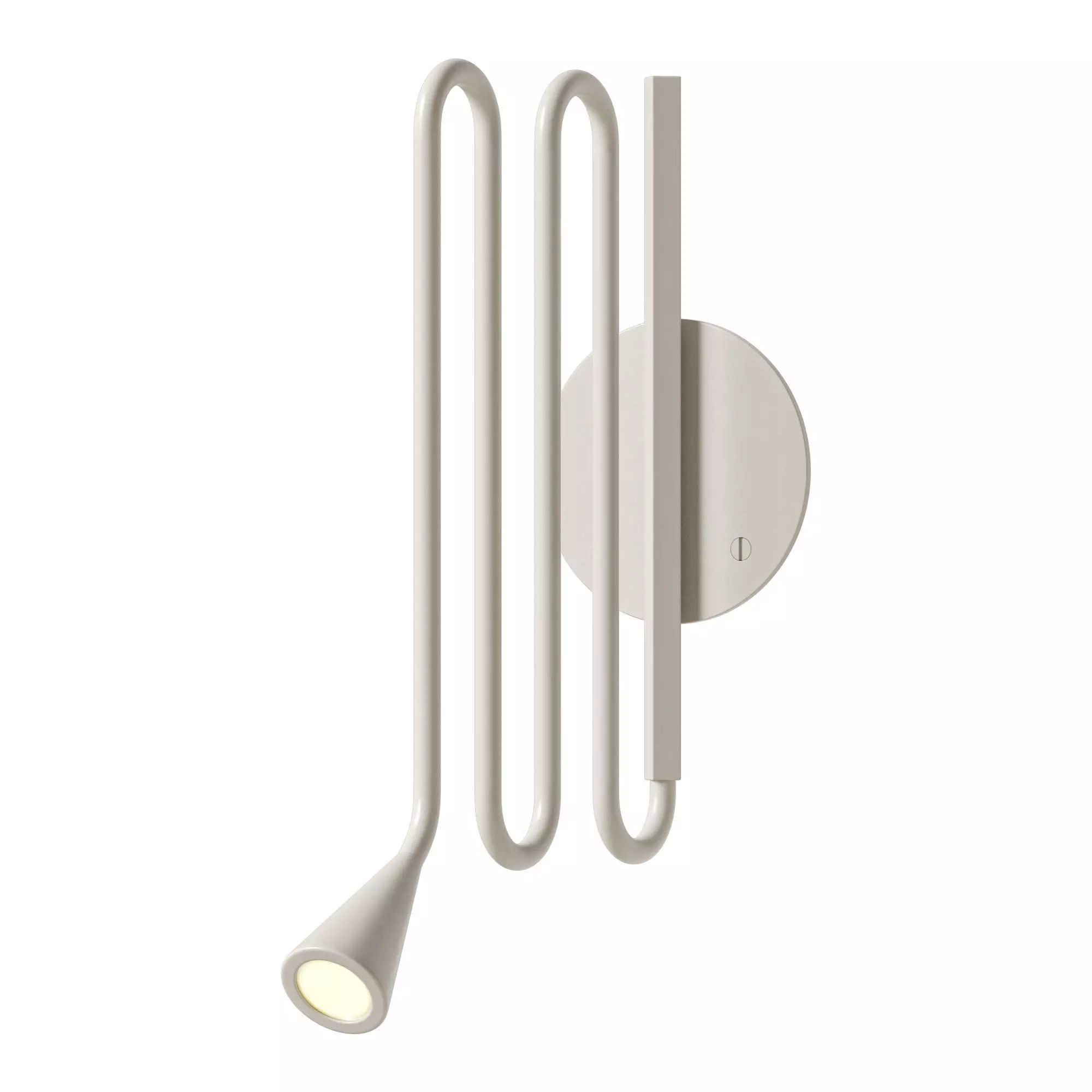 Louis Wall Lamp Small 3D model_3