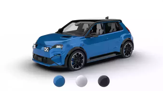 Alpine A290 GTS 2025 HQ 3d model