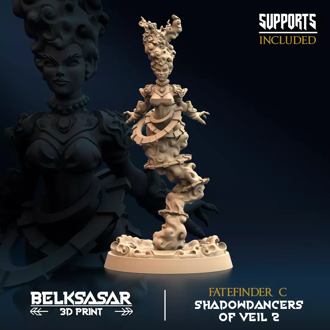 Fatefinder Nude Set x3 3D print model_3