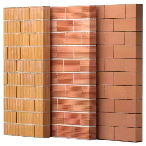 Block wall set 05