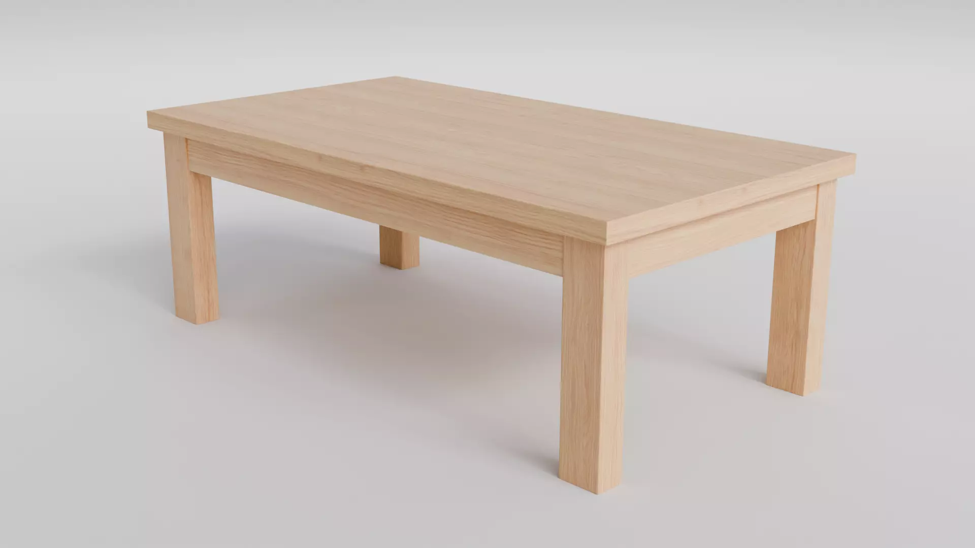 Coffee Table 07 Low-poly 3D model_5