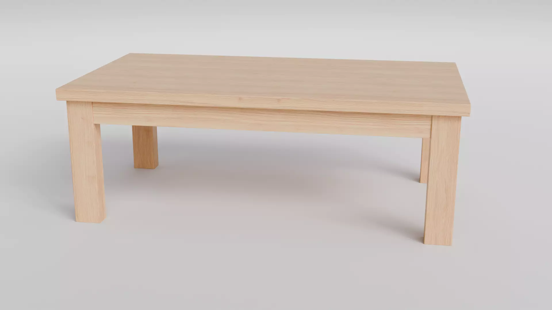 Coffee Table 07 Low-poly 3D model_6