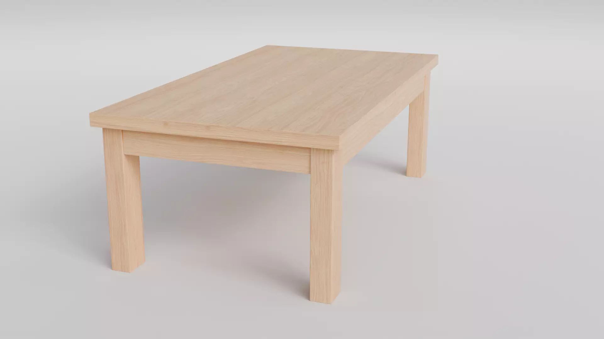Coffee Table 07 Low-poly 3D model_3