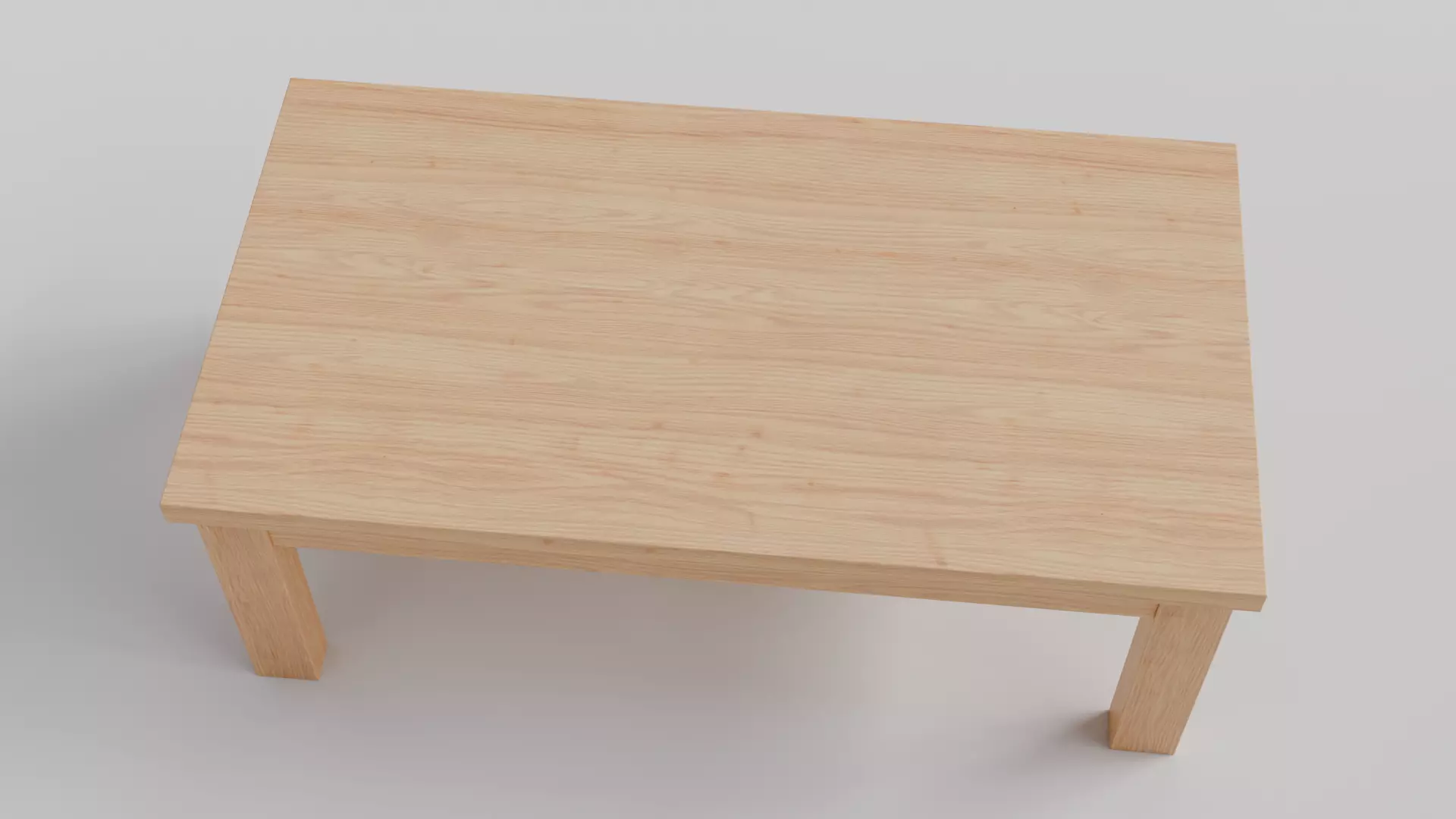 Coffee Table 07 Low-poly 3D model_7
