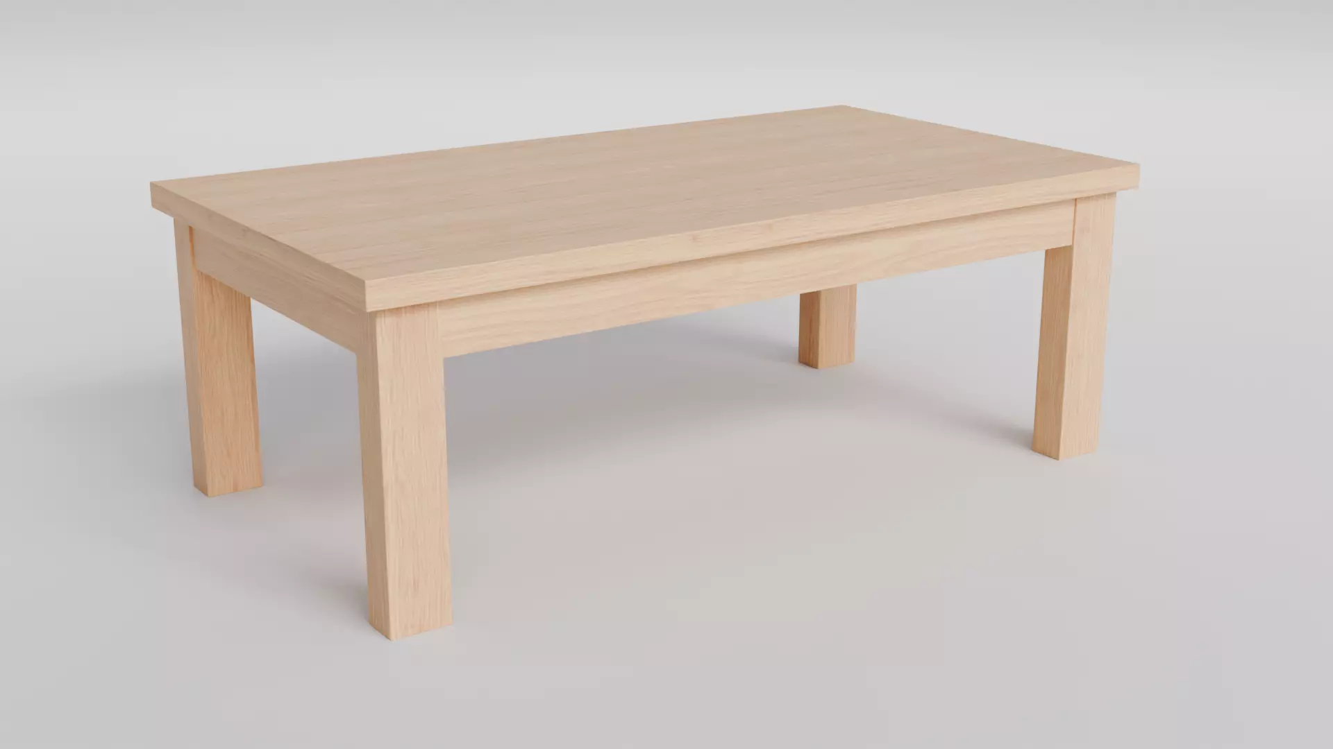 Coffee Table 07 Low-poly 3D model_2
