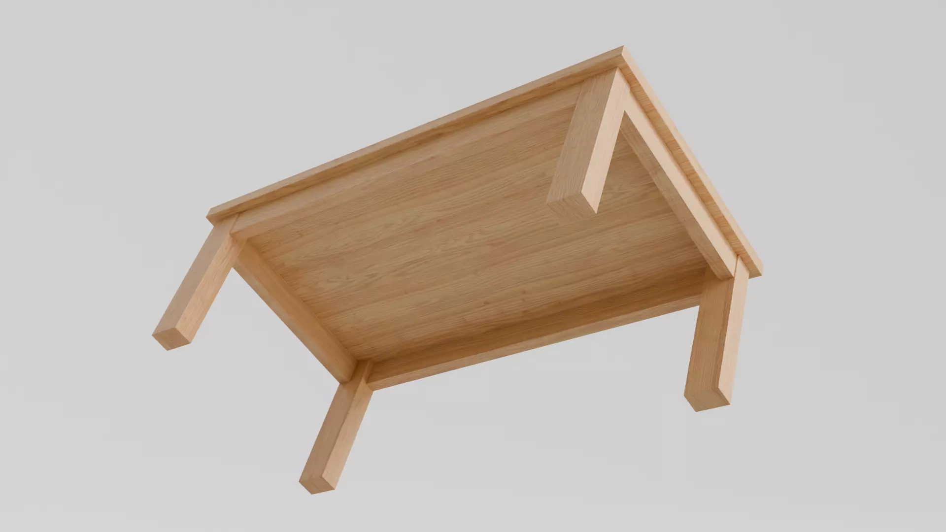 Coffee Table 07 Low-poly 3D model_10