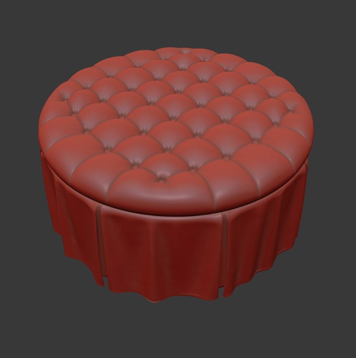 Bed with Canopy 3D model_6