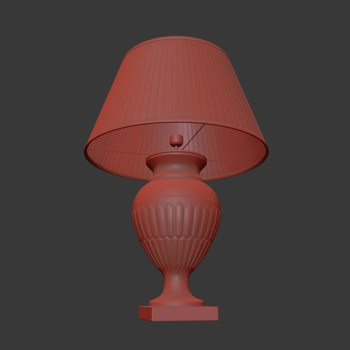 Bed with Canopy 3D model_8