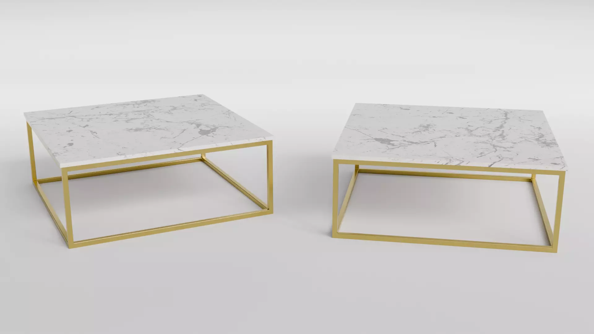 Coffee Table 09 Low-poly 3D model_1