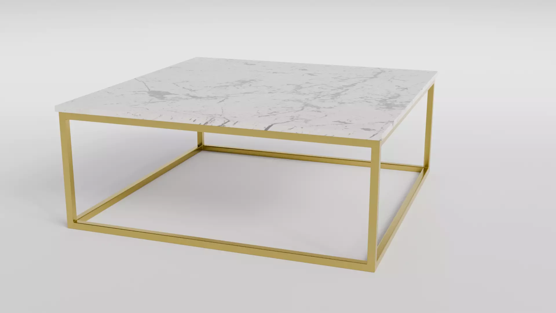 Coffee Table 09 Low-poly 3D model_3