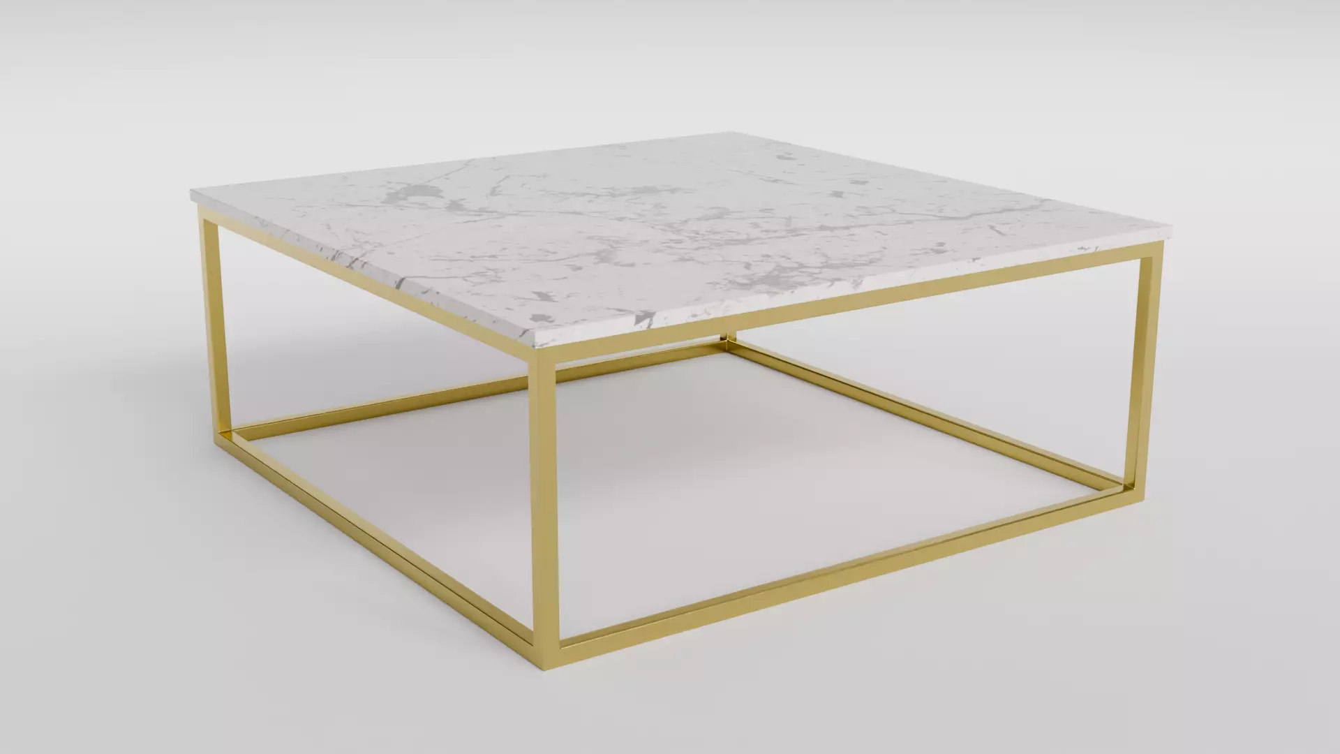 Coffee Table 09 Low-poly 3D model_2