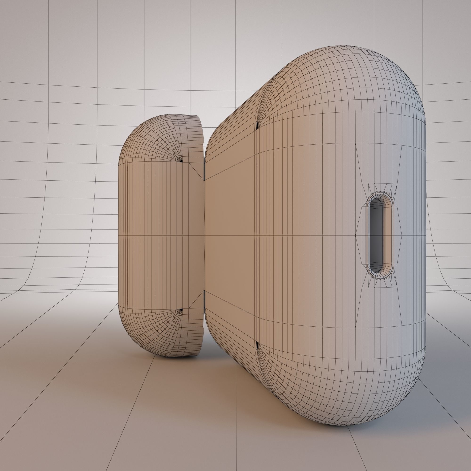 Apple AirPods Wireless White and Jet Black 3D model_21