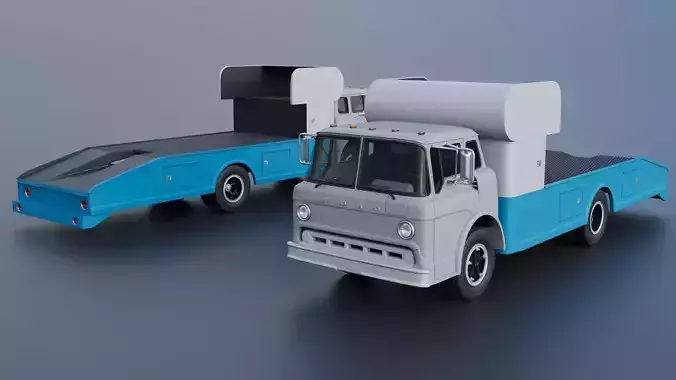 C-700 Rump Truck 1972 3D print model 2